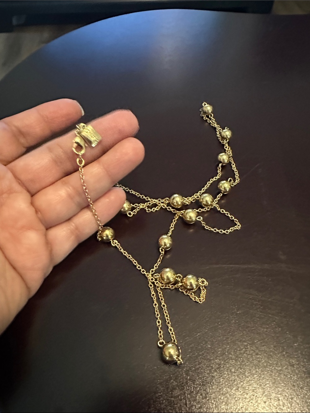 Champs Gold-Tone Layered Bead Necklace